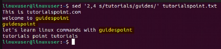 sed Command in Linux9