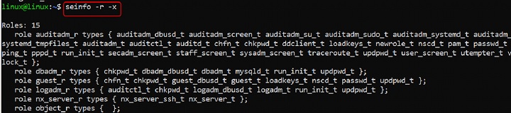 seinfo Command in Linux6