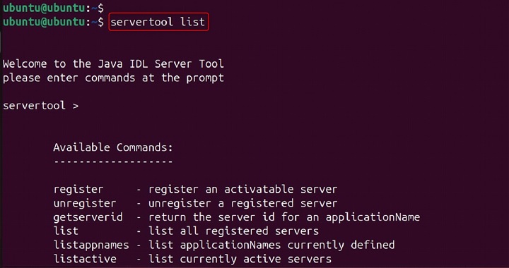 servertool Command in Linux8