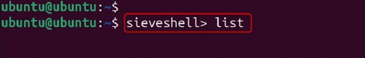 sieveshell Command in Linux3