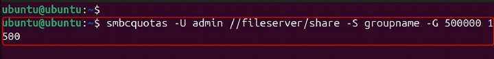 smbcquotas Command in Linux4