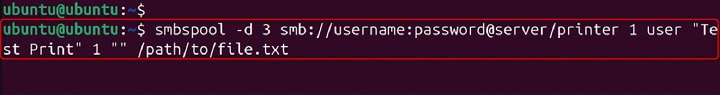 smbspool Command in Linux7