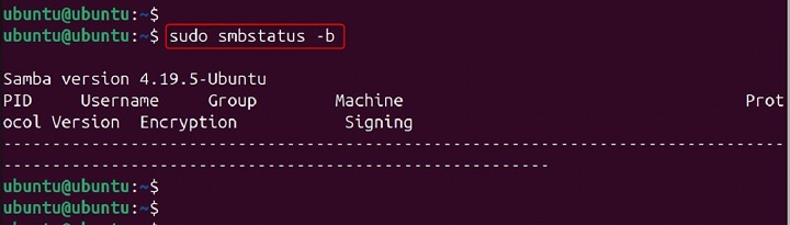 smbstatus Command in Linux2