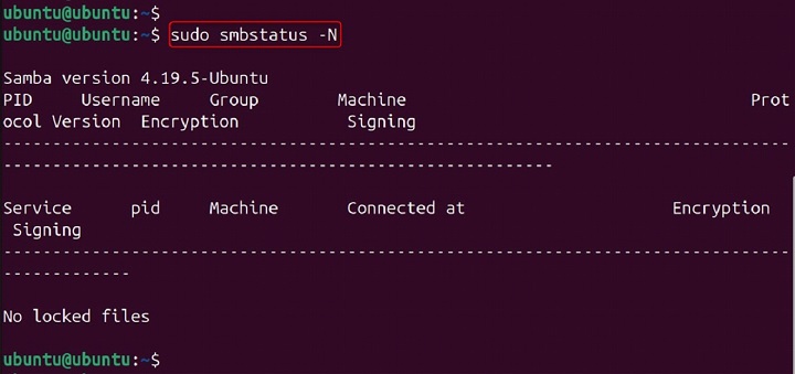 smbstatus Command in Linux4
