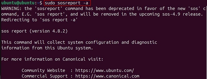 sosreport Command in Linux12