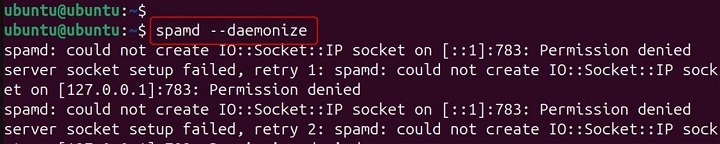 spamd Command in Linux2