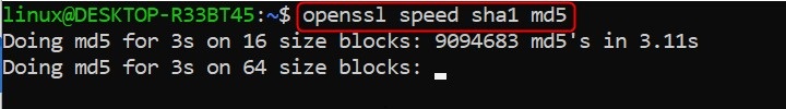 Speed Command in Linux2
