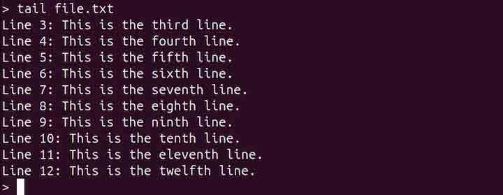 tail Command in Linux1