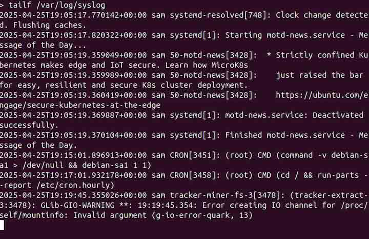 tailf Command in Linux1