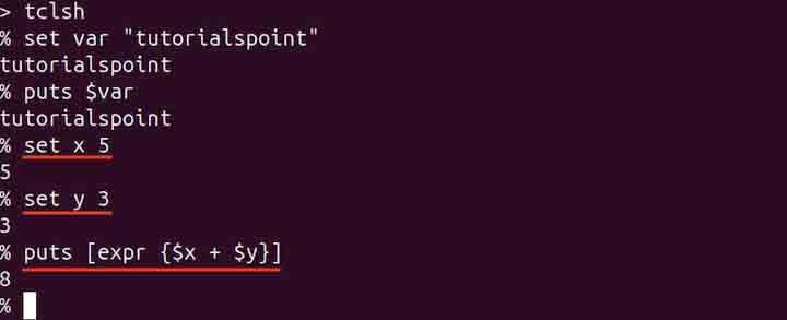 tclsh Command in Linux4