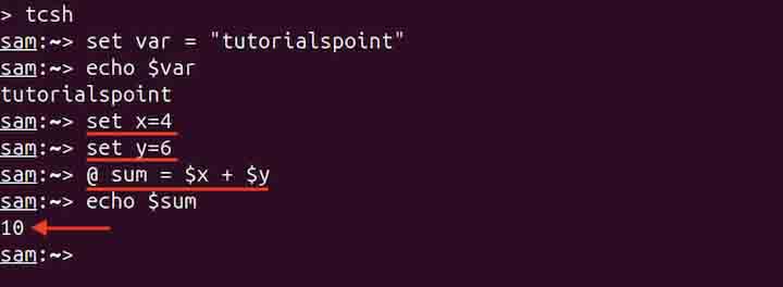 tcsh Command in Linux4