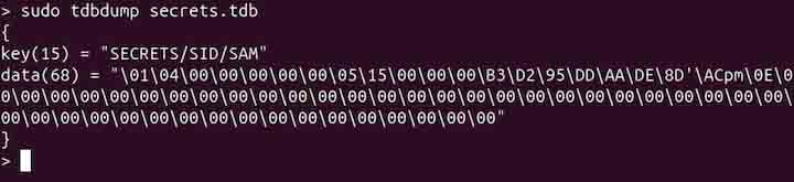 tdbdump Command in Linux2