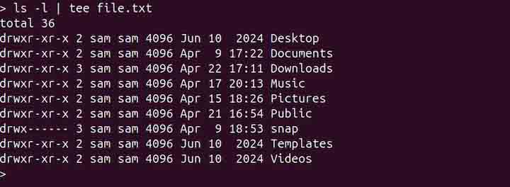 tee Command in Linux1