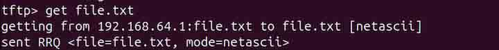 tftp Command in Linux6