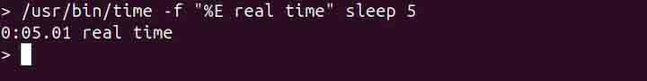 time Command in Linux8