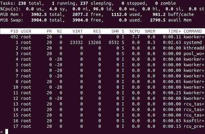 top Command in Linux2