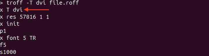 troff Command in Linux5