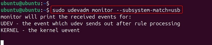 udevmonitor Command in Linux8