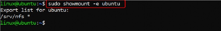 Viewing Exported File Systems Using showmount